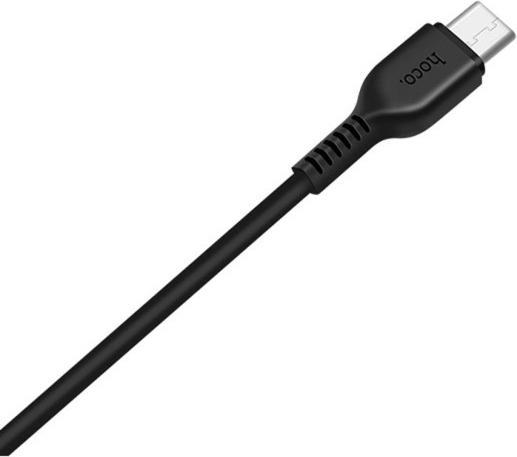 Кабель интерфейсный Hoco X20 Flash USB-Type-C 1 м Black (28135) - фото 3