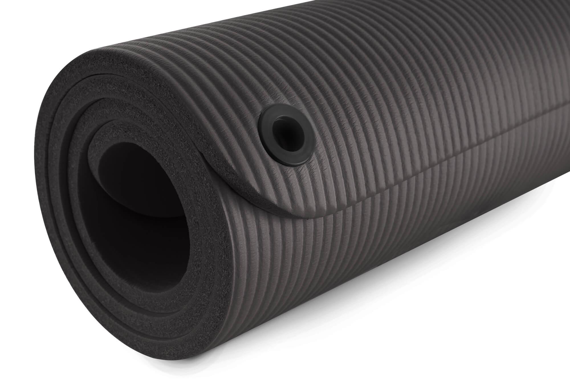 Мат для фитнеса и йоги с отверстиями Hop-Sport HS-N015GM 1,5 см Черный - фото 5 Мат для фитнеса и йоги с отверстиями Hop-Sport HS-N015GM 1,5 см Черный - фото 5