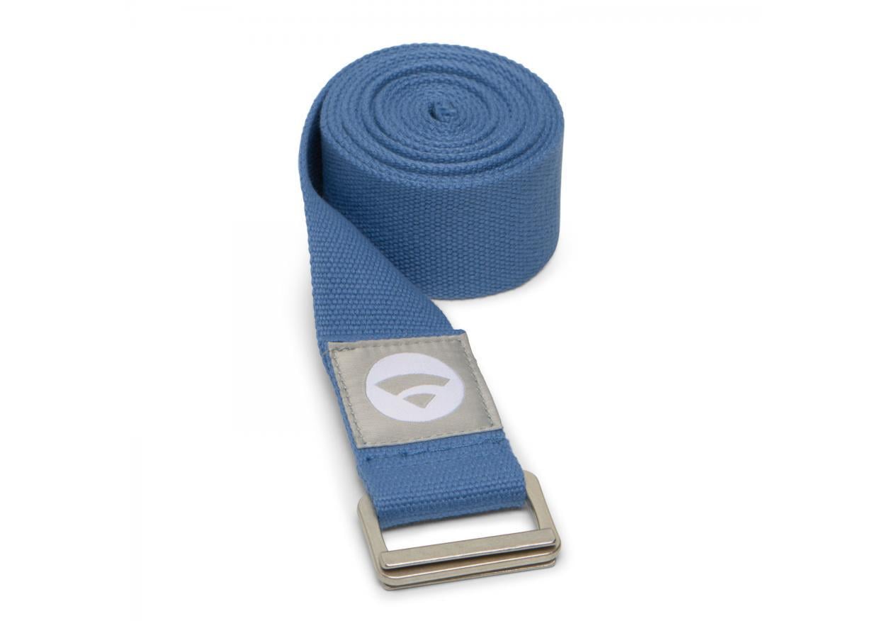 Ремень для йоги Bodhi Padma 244х4,5 см Голубой (7282)