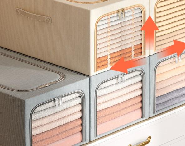 Органайзер для хранения вещей 14219 50 л 46х35х30 см серый (4705037) - фото 2