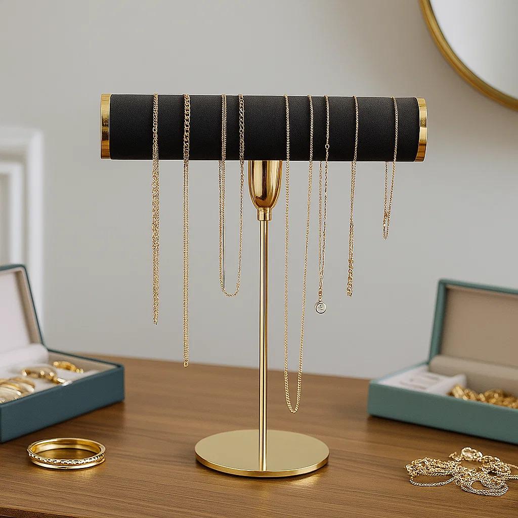 Стійка-органайзер для ювелірних прикрас браслетів ланцюжків годинників коштовностей і біжутерії 28х23х5 см