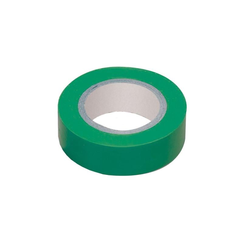 Стрічка ізоляційна UEC 15x0,13 мм 20 м ПВХ Зелений (UIZ-13-10-K06)