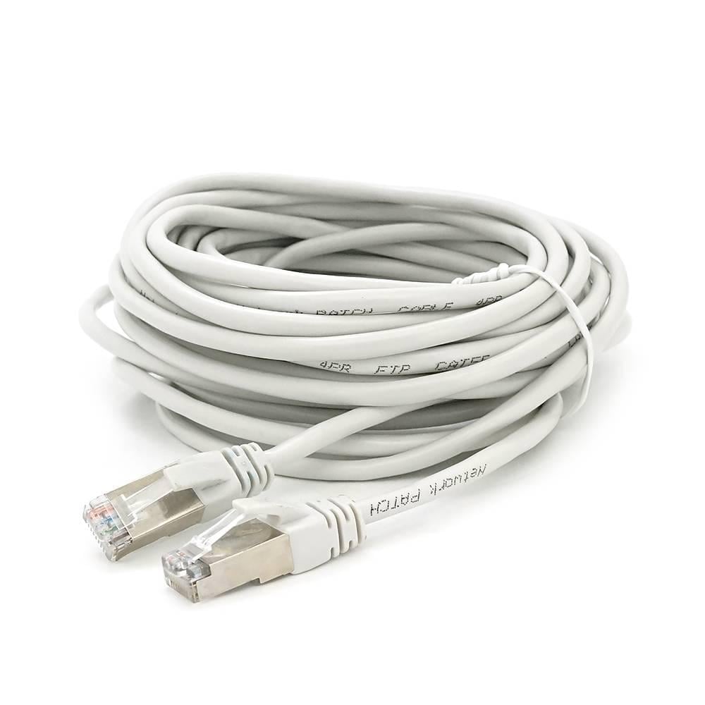 Патч-корд литий Merlion FTP RJ45 Cat,5e 10 м CU Q200 Сірий Патч-корд литий Merlion FTP RJ45 Cat,5e 10 м CU Q200 Сірий