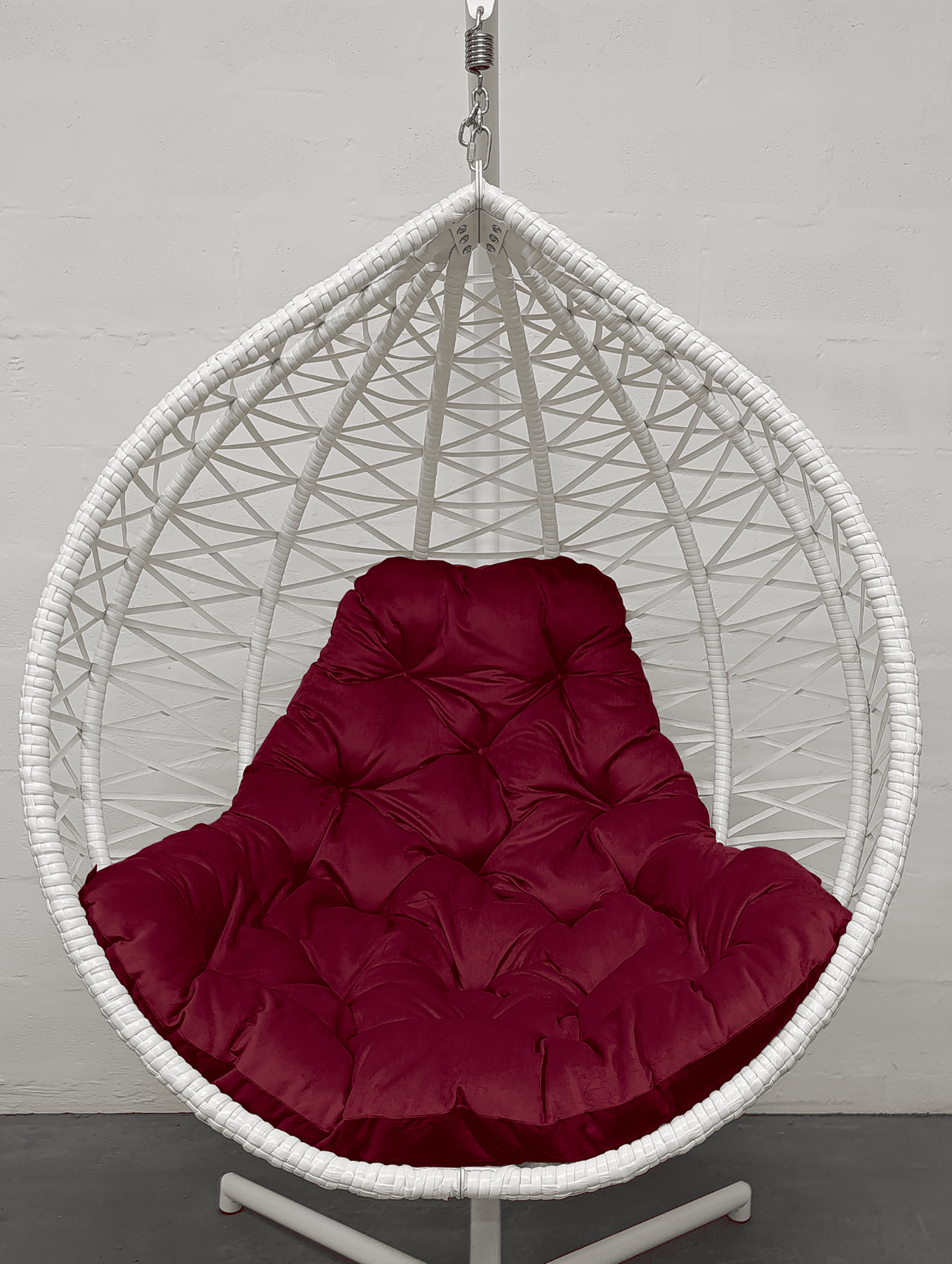 Подушка для крісла-кокона велюр 16 Марсала (5896) - фото 1