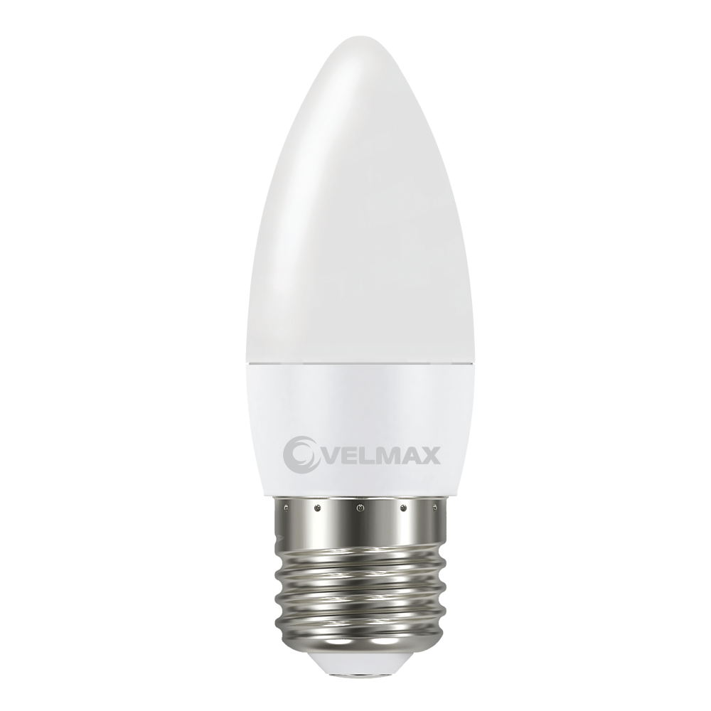 LED-лампа Velmax EMC V-C37 6W 220V E27 4100K 540 Lm (28688477)