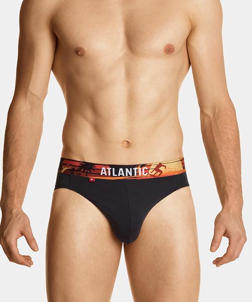 Трусы мужские спортивные Atlantic 3MP-144 хлопок XL 3 шт. Черный/Графитовый/Черный (3MP-144XLCZA/GRF/CZA) - фото 2 Трусы мужские спортивные Atlantic 3MP-144 хлопок XL 3 шт. Черный/Графитовый/Черный (3MP-144XLCZA/GRF/CZA) - фото 2