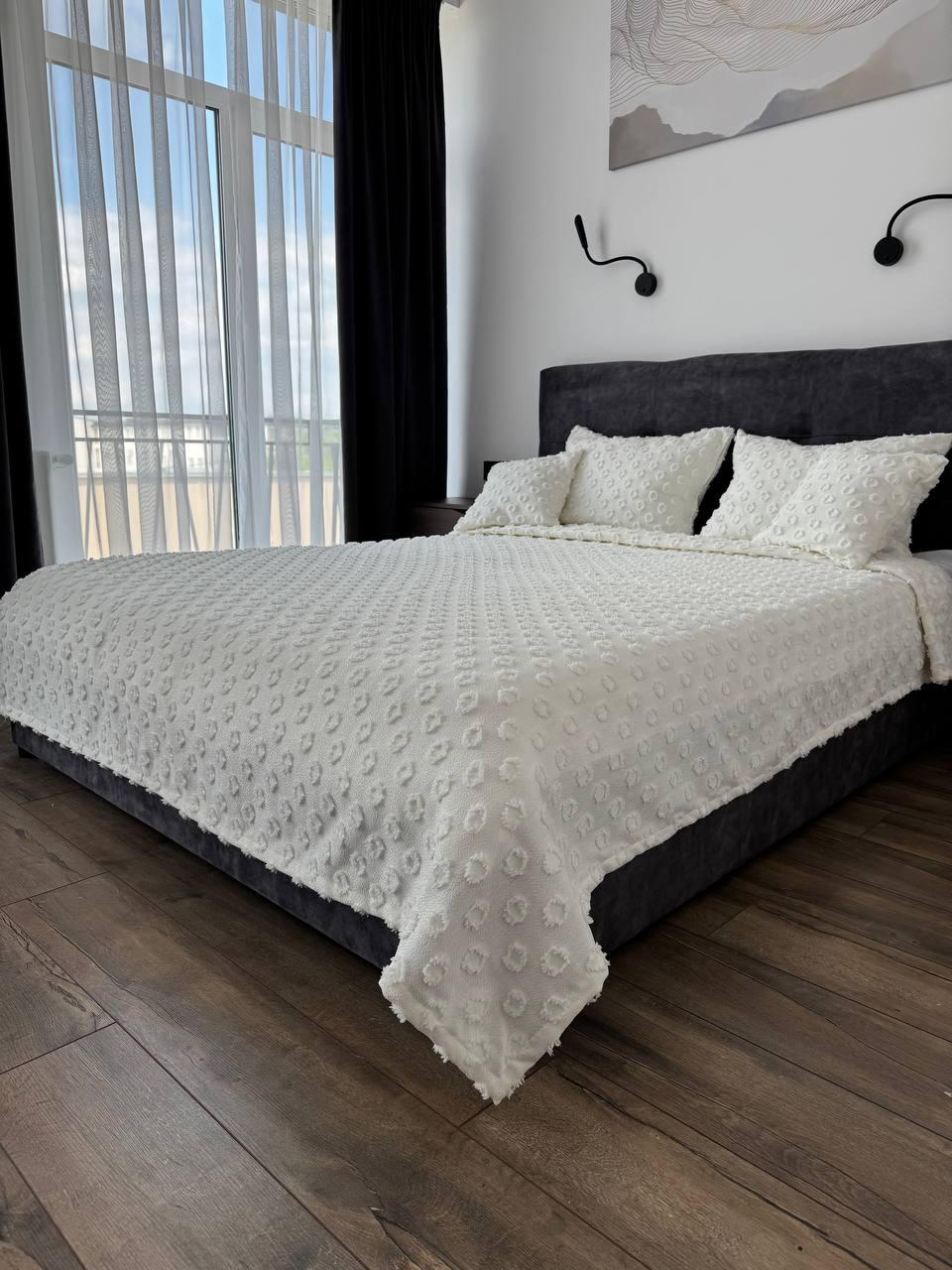 Покривало Інгрід 120x250 см Молочний (22899-2-120x250cm)