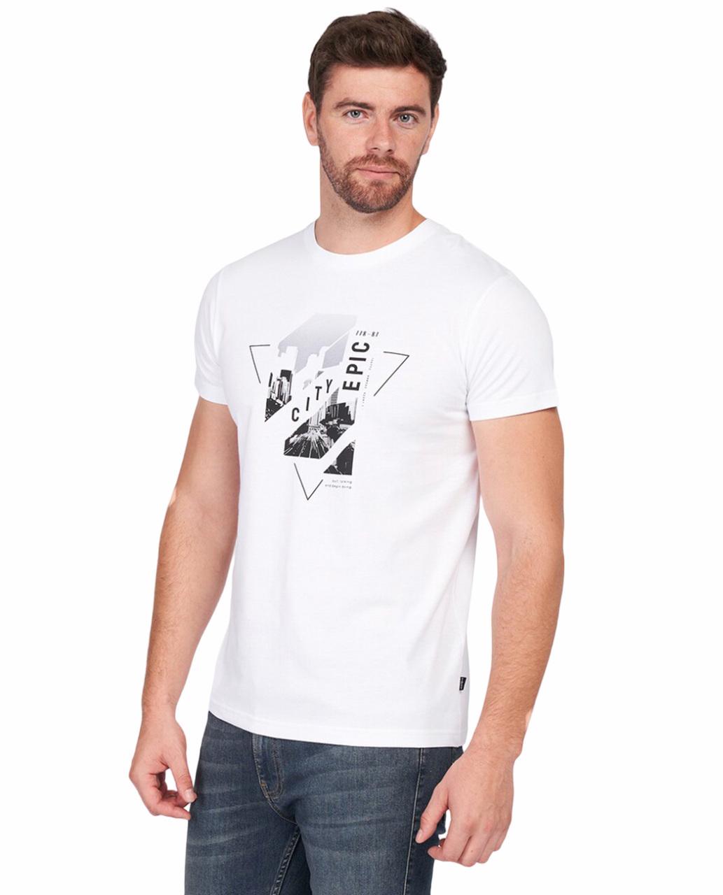 Футболка чоловіча Timeout 10172998.101 XL Білий (5942723031082)