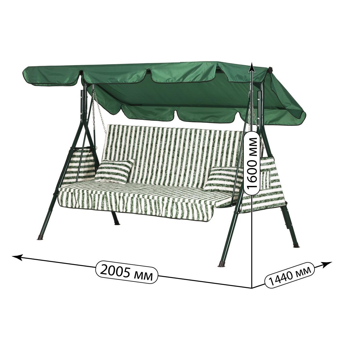 Качели садовые Vitan Дача (2140012) - фото 4 Качели садовые Vitan Дача (2140012) - фото 4