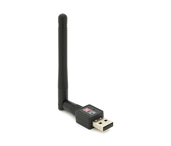 Адаптер Merlion LV UW02RK 2DB 150 Mbps 2.4 GHz USB Black (LV UW02RK 2DB RTL8188) - фото 2