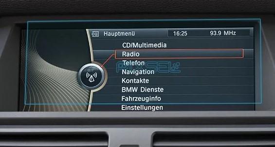 Захисне скло Pixsel гібридне матове на монітор BMW X5 8,8“ 2007-2013 E70