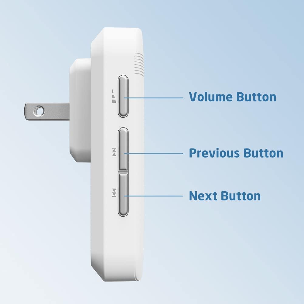 Дверний дзвінок Avantek бездротовий 600 м 56 мелодій (1529623837) - фото 2