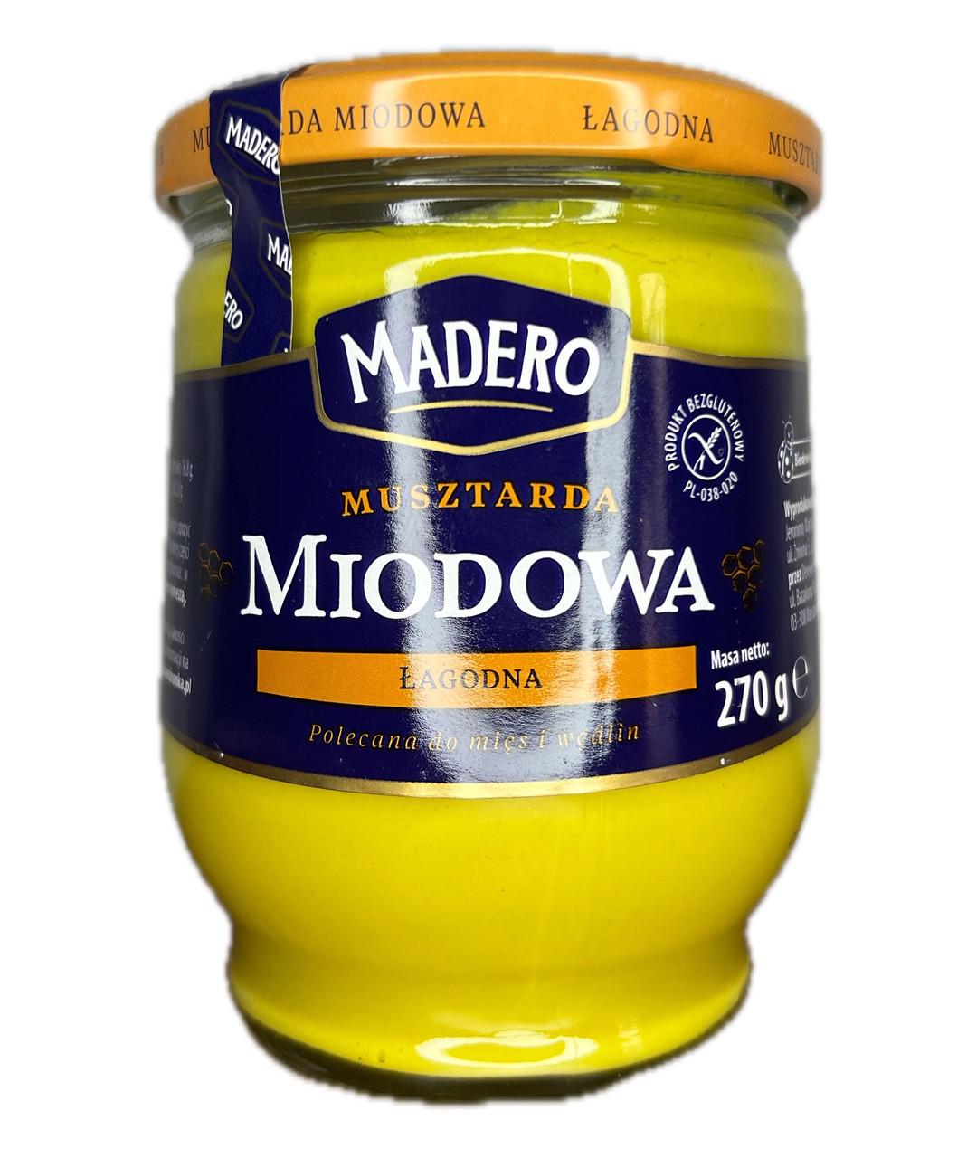 Горчица медовая Madero 270 г