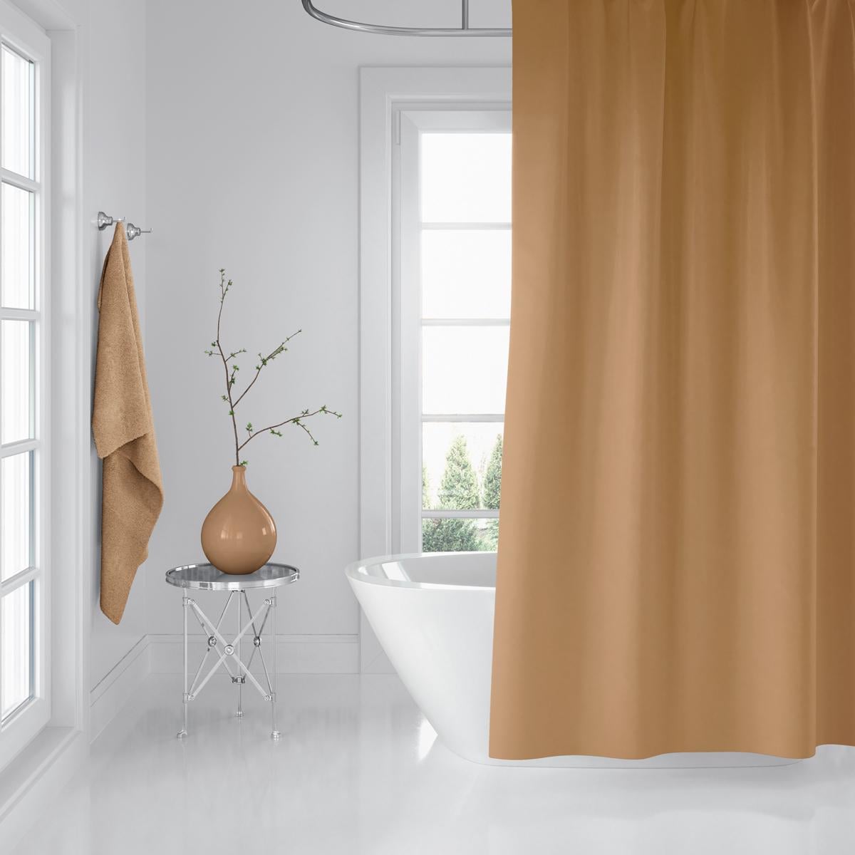 Шторка для ванної Tropik 180x200 см Beige (25456834)
