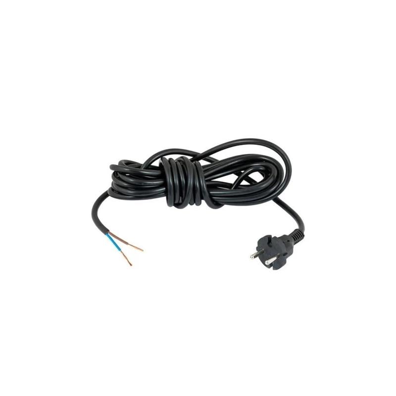 Кабель з вилкою Neomax 2x1 мм2 5 м без заземлення Чорний (NX510005)