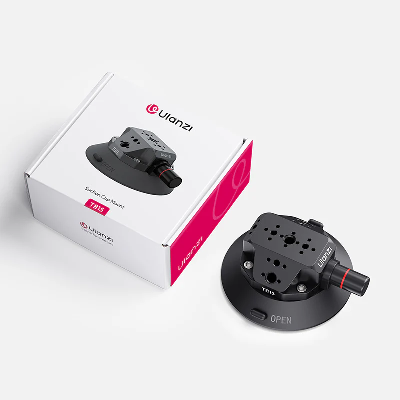 Присоска для камери вакуумна Ulanzi TB15 SuctIon Cup Mount Black (S006) - фото 3 Присоска для камери вакуумна Ulanzi TB15 SuctIon Cup Mount Black (S006) - фото 3