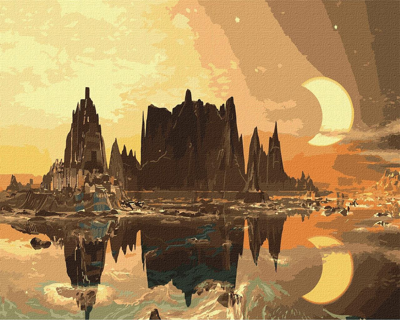 Картина за номерами Ideyka Золоте місто 40х50 см