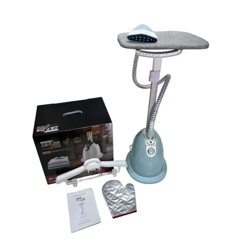 Отпариватель вертикальный Zepline для одежды 3000 Вт Голубой (ZP-129) - фото 4 Отпариватель вертикальный Zepline для одежды 3000 Вт Голубой (ZP-129) - фото 4