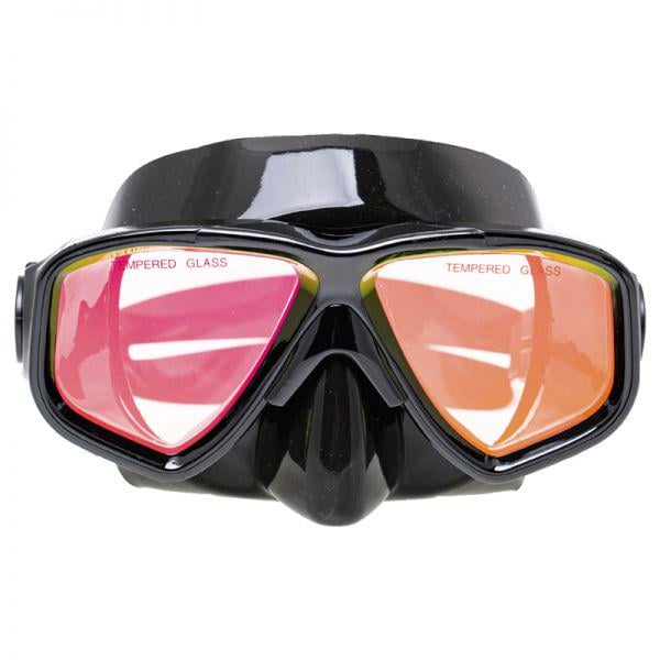 Маска для подводной охоты и дайвинга Marlin Vega с просветленными стеклами Black