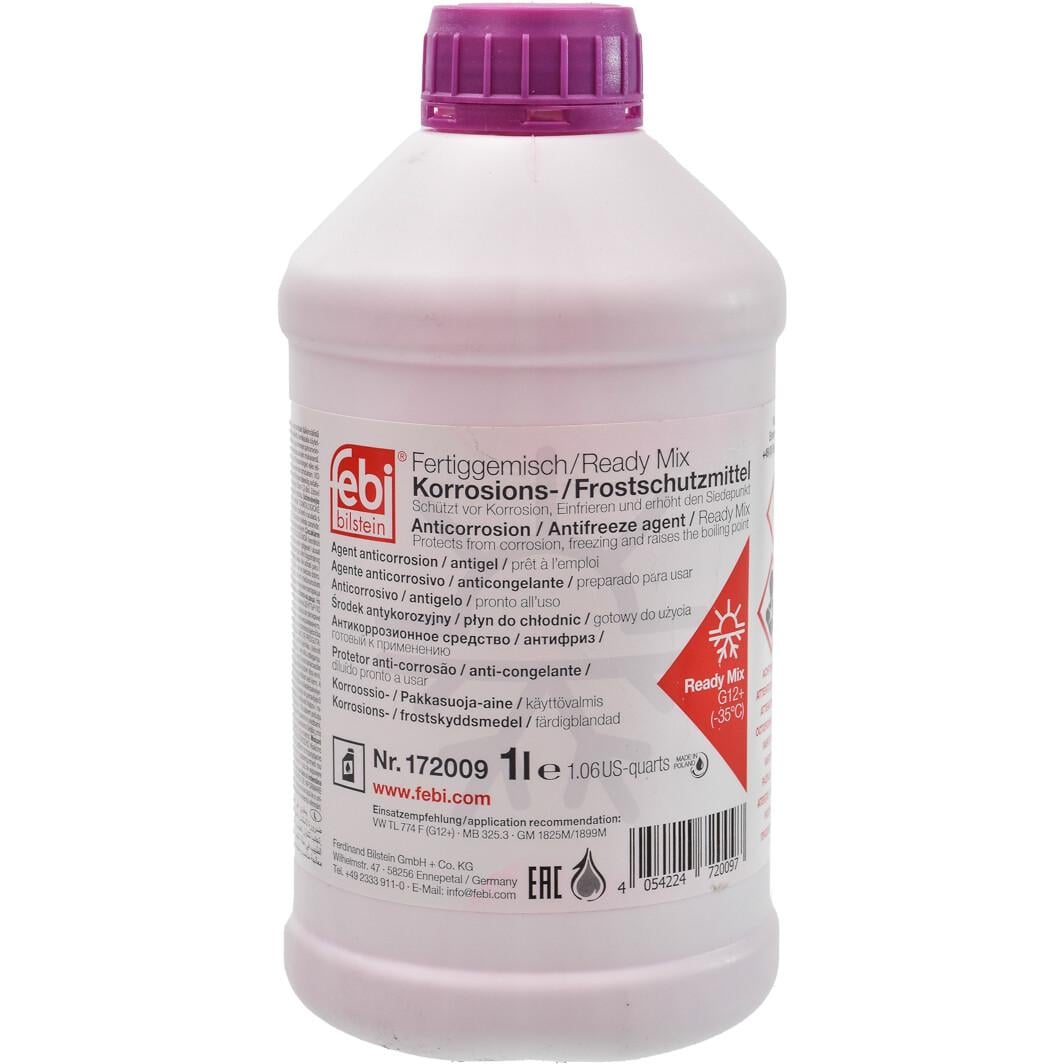 Антифриз FEBI Antifreeze G12+ готовый 1 л Фиолетовый