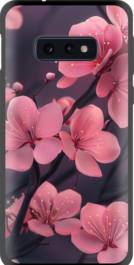 Чехол на Samsung Galaxy S10e Пурпурная сакура (6075b-1646-42517)
