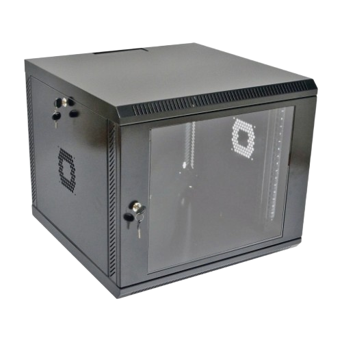 Шкаф 19" 6U 600х600х507 мм для настенного монтажа с акриловым стеклом Black (33352824)