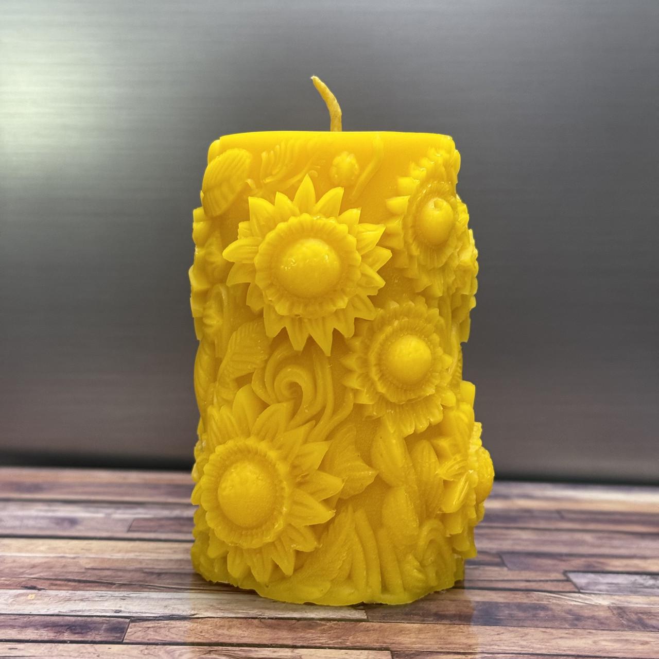 Свічка воскова Соняшник 105 мм (2513657416)