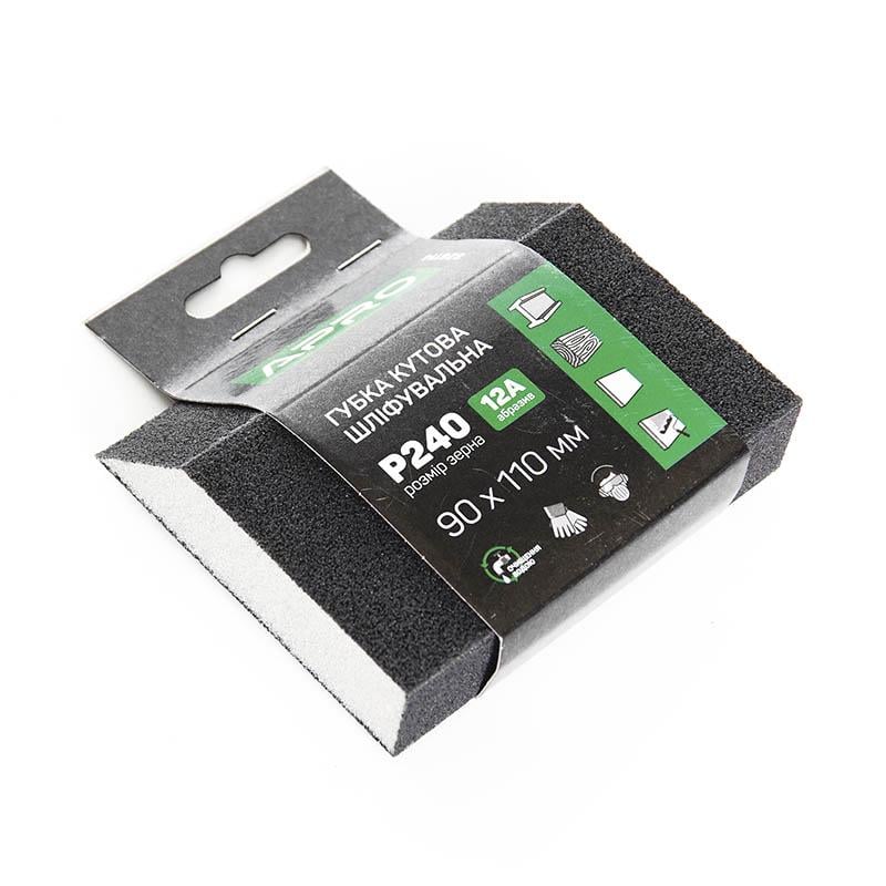 Губка шлифовальная Apro четырехсторонняя угловая P240 (828114)