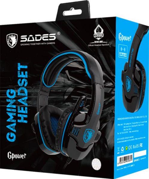 Наушники Sades SA-708GT Black/Blue (sa708blj) - фото 9