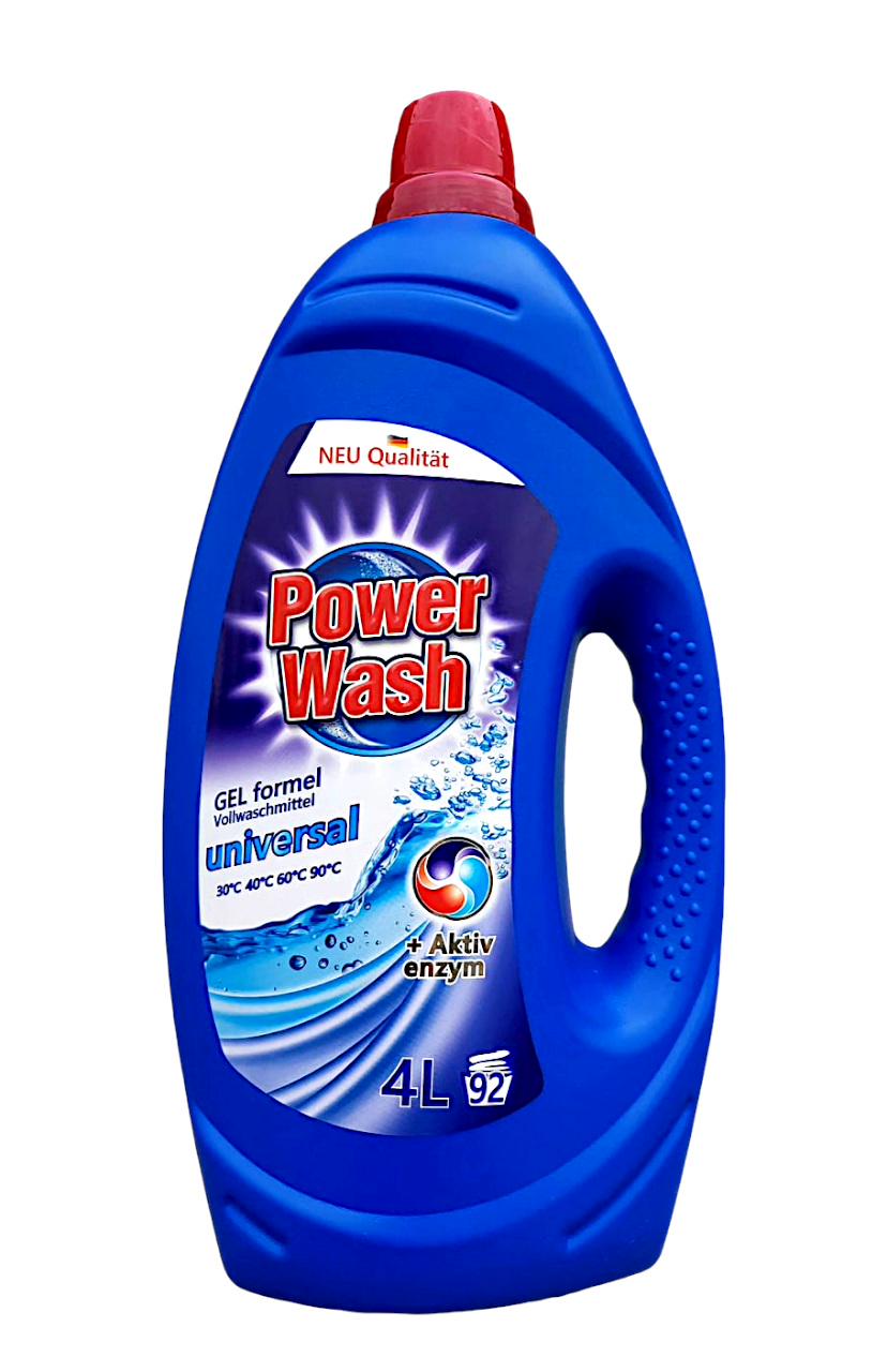 Гель для стирки универсальный Power Wash Universal 92 циклы стирки 4 л (991960)