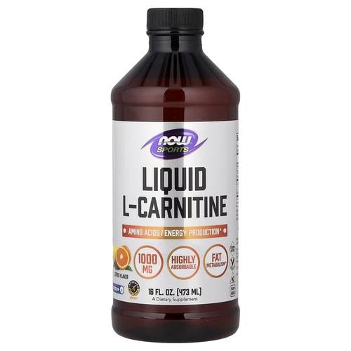 L-Карнитин NOW Sports L-Carnitine 473 мл Цитрус (NOW-00065)