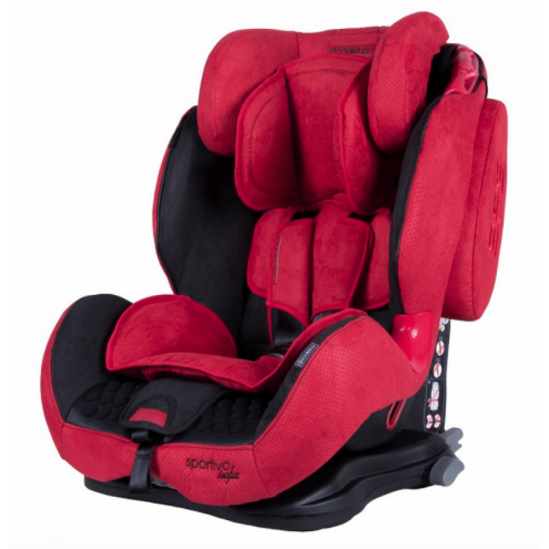 Автокрісло Coletto Sportivo 1-2-3 група 9-36 кг із системою Isofix та SPS Червоний (Sportivo Isofix)