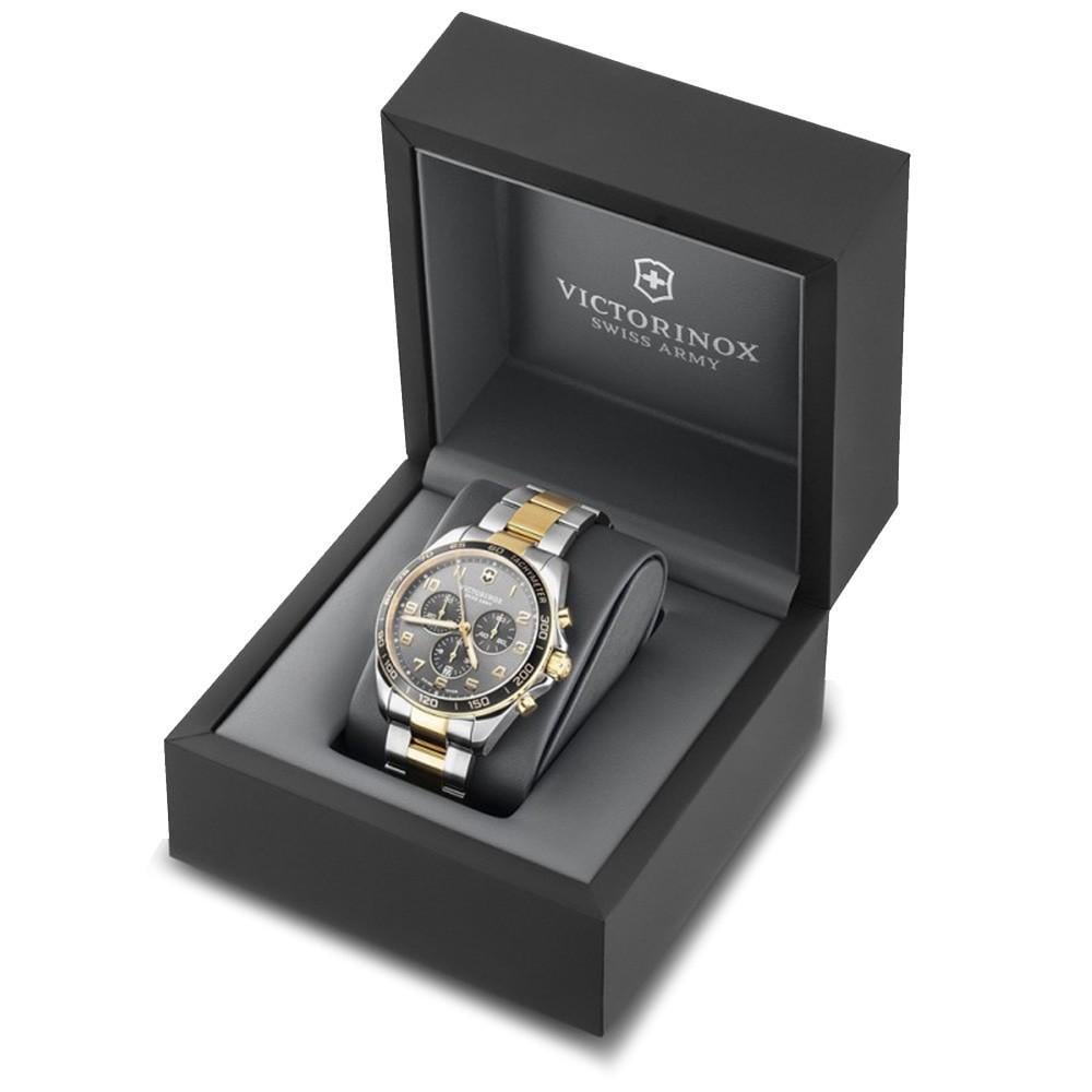 Наручний годинник чоловічий Victorinox Swiss Army Fieldforce Classic Chrono кварцевий Silver (V241902) - фото 6 Наручний годинник чоловічий Victorinox Swiss Army Fieldforce Classic Chrono кварцевий Silver (V241902) - фото 6