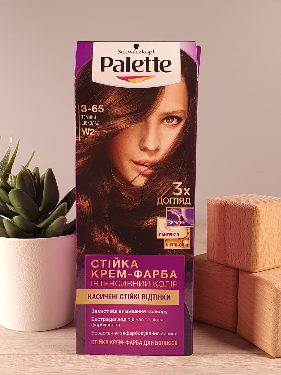 Крем-фарба для волосся Schwarzkopf Palette тон 3-65 Темний шоколад 50 мл (1881795377)