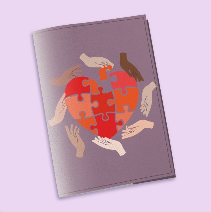Обложка на паспорт The cover Дружба народов 9,6х13,3 см (913138)