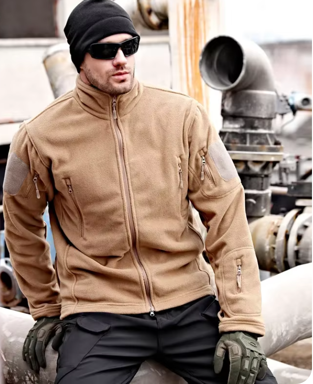 Куртка флісова Solve для активного відпочинку XL Койот (KT6000435) - фото 2 Куртка флісова Solve для активного відпочинку XL Койот (KT6000435) - фото 2