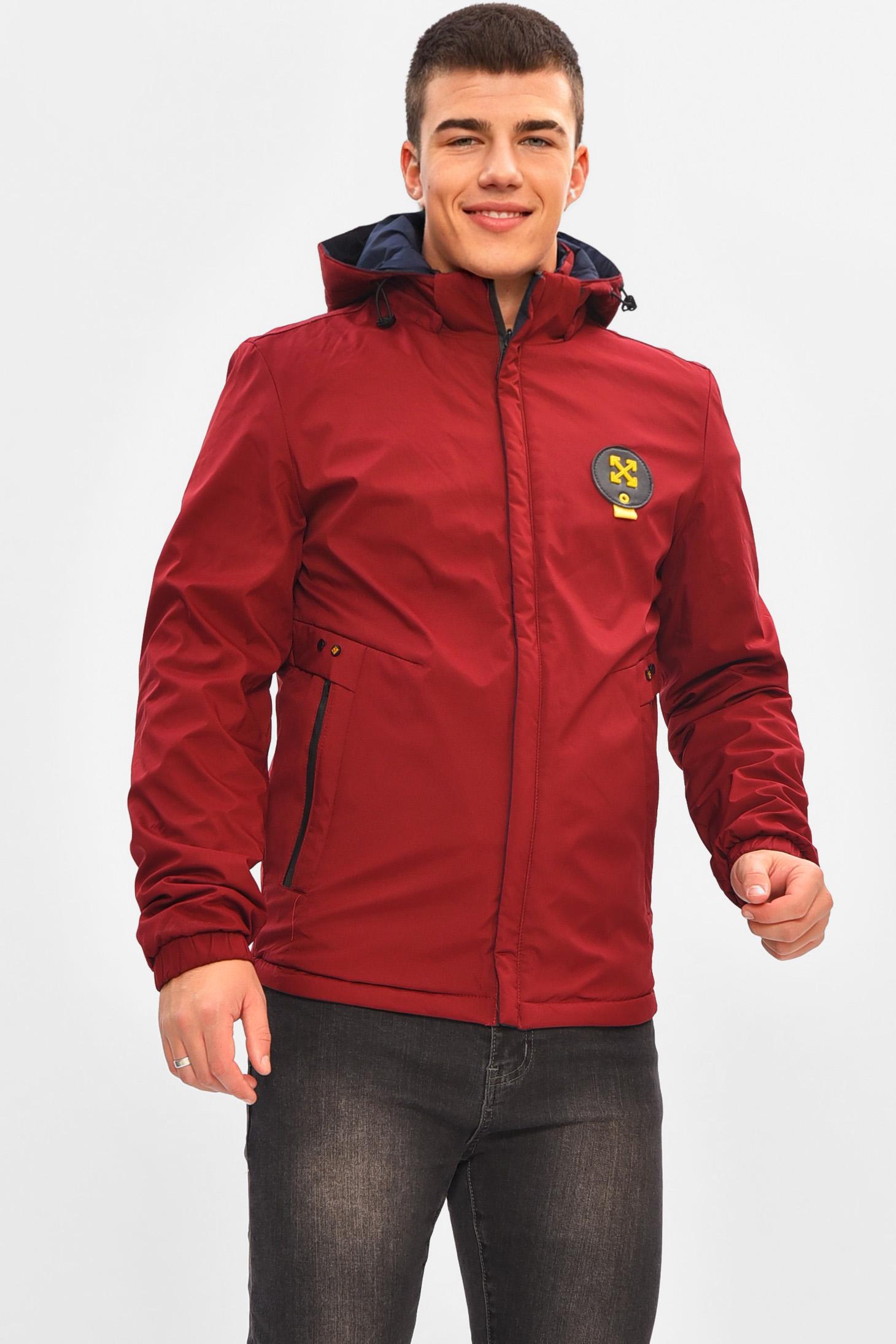 Куртка мужская демисезонная двухсторонняя S Бордовый (206520) Куртка мужская демисезонная двухсторонняя S Бордовый (206520)