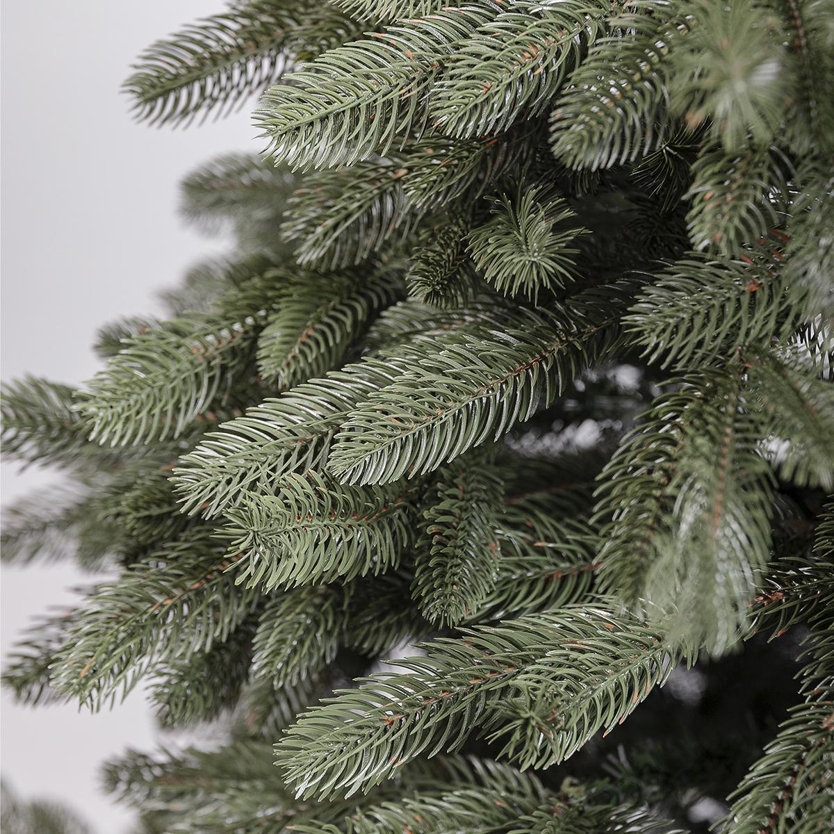 Штучна ялинка лита Буковельська V28 з металевою підставкою 2,10 м Зелений (NYT15017) - фото 5