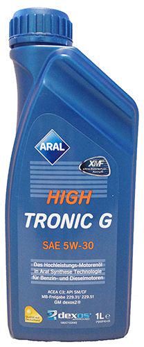 Моторное масло Aral HighTronic G 5W-30 1 л