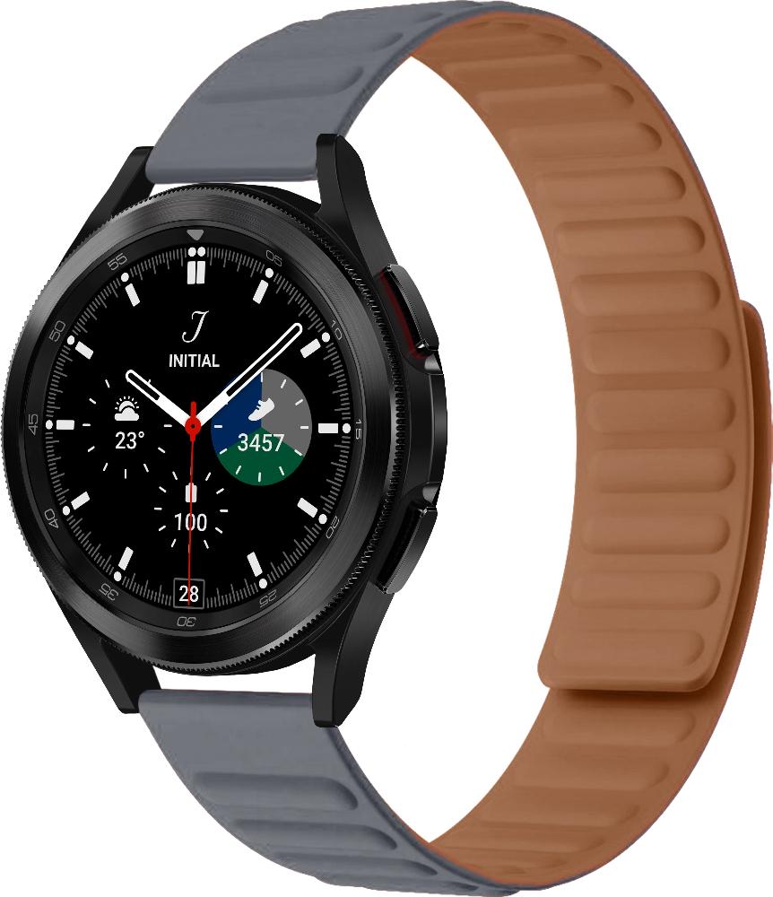 Ремінець Magneter для Galaxy Watch 4 Classic 46 мм Grey (26617-33) Ремінець Magneter для Galaxy Watch 4 Classic 46 мм Grey (26617-33)