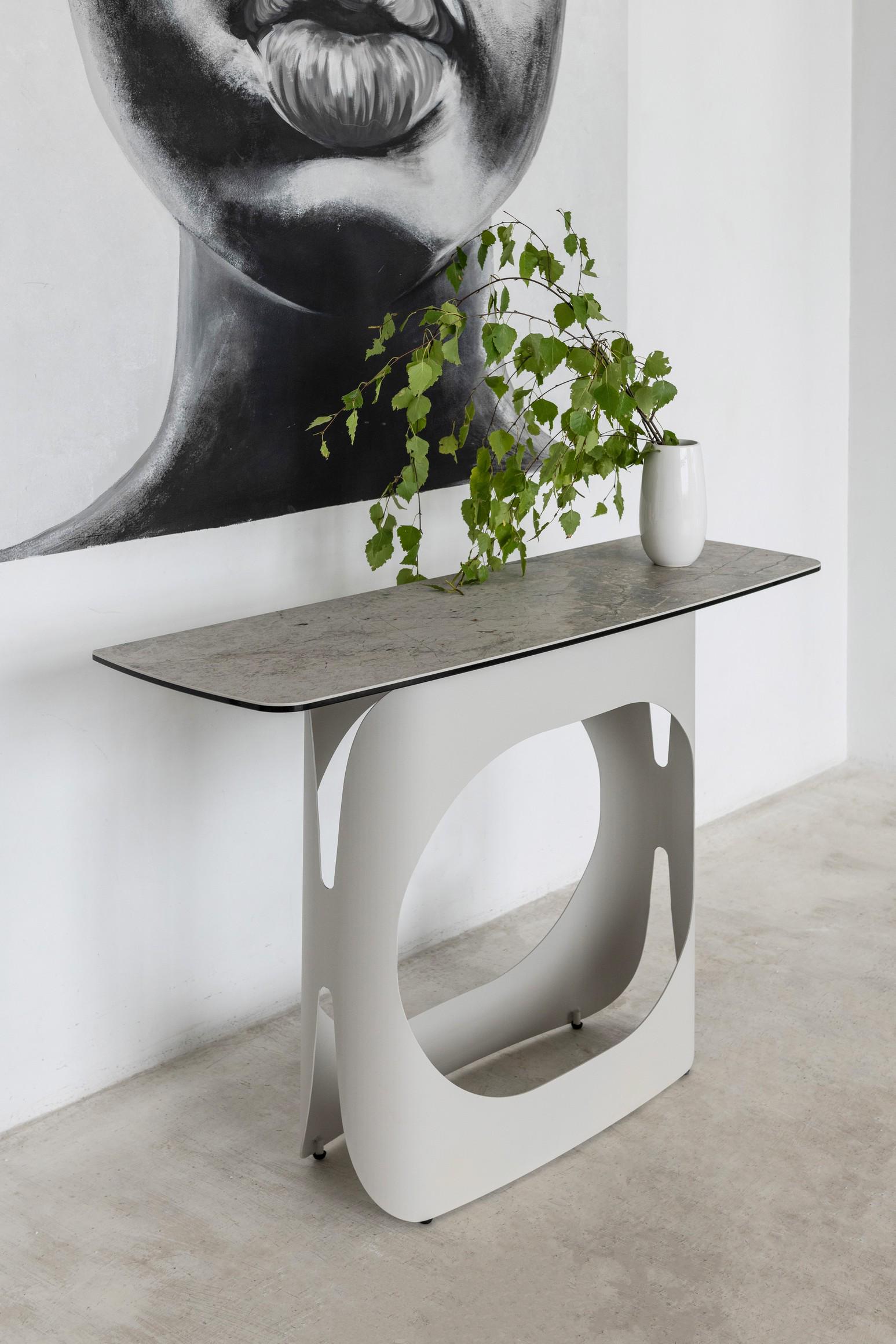 Консоль Арно Vetro 1200х400х760 мм Сильвер ривер/Айвори - фото 7 Консоль Арно Vetro 1200х400х760 мм Сильвер ривер/Айвори - фото 7