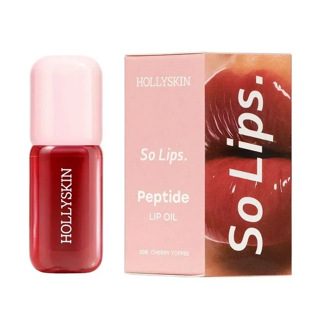 Масло для губ HOLLYSKIN So Lips Peptide Lip Oil 008 Cherry Toffee увлажняющее 4 мл (2921630205)