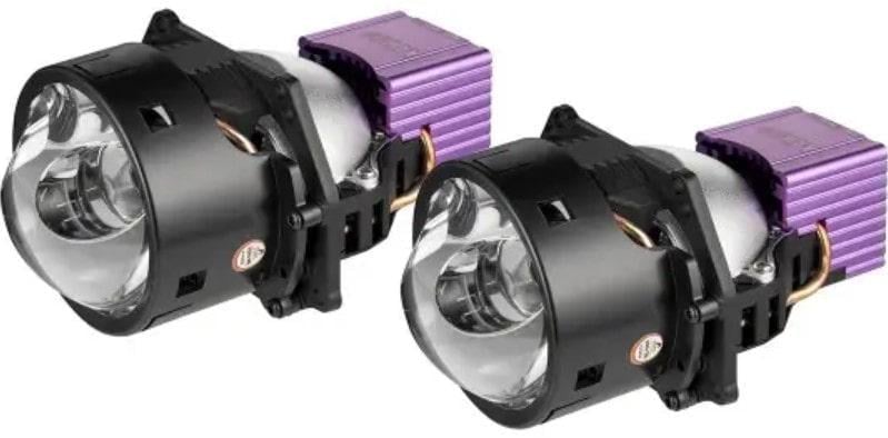 Линзы автомобильные светодиодные Kamiso Aozoom DLPD-07-03 Bi-LED LASER 5500K 75/50W
