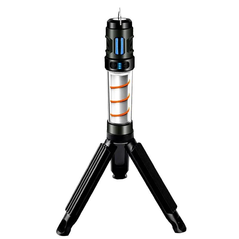 Фонарь кемпинговый 3в1 AH06 3000 мАч с защитой от комаров Черный