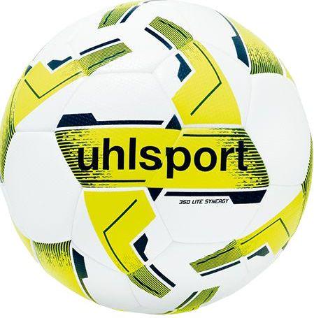 М'яч футбольний Uhlsport 350 LITE SYNERGY 1001721 02 4 Білий/Жовтий/Синій