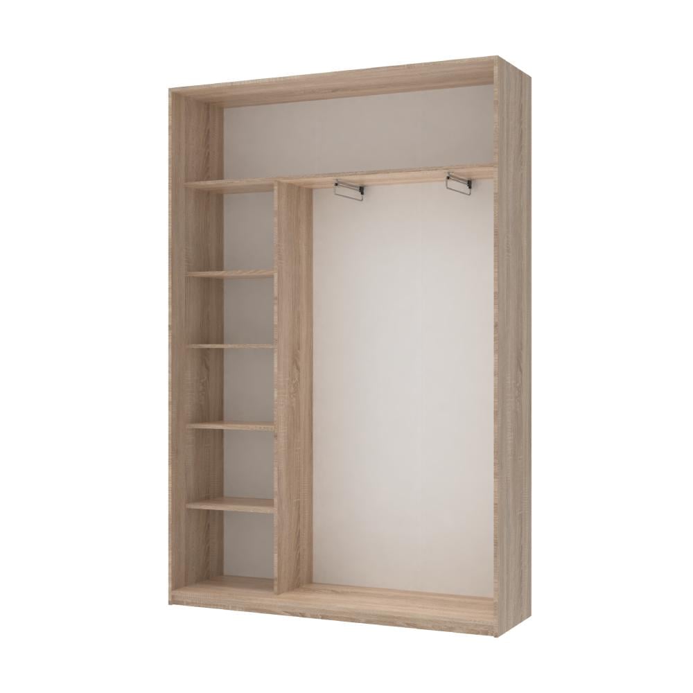 Шкаф-купе двухдверный Doros Сити Лайт 150х45х225 см Дуб сонома (DRS-011092) - фото 2