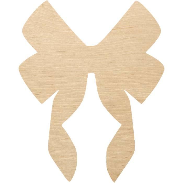 Заготівля з фанери Бант №6 2x2,5 см (390110036)