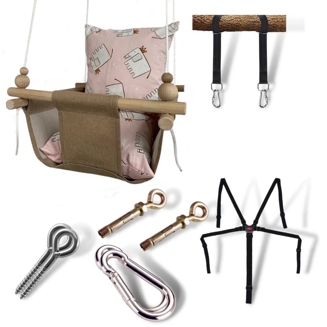 Дитяча гойдалка Infancy Слоники Карамельний (10142365)