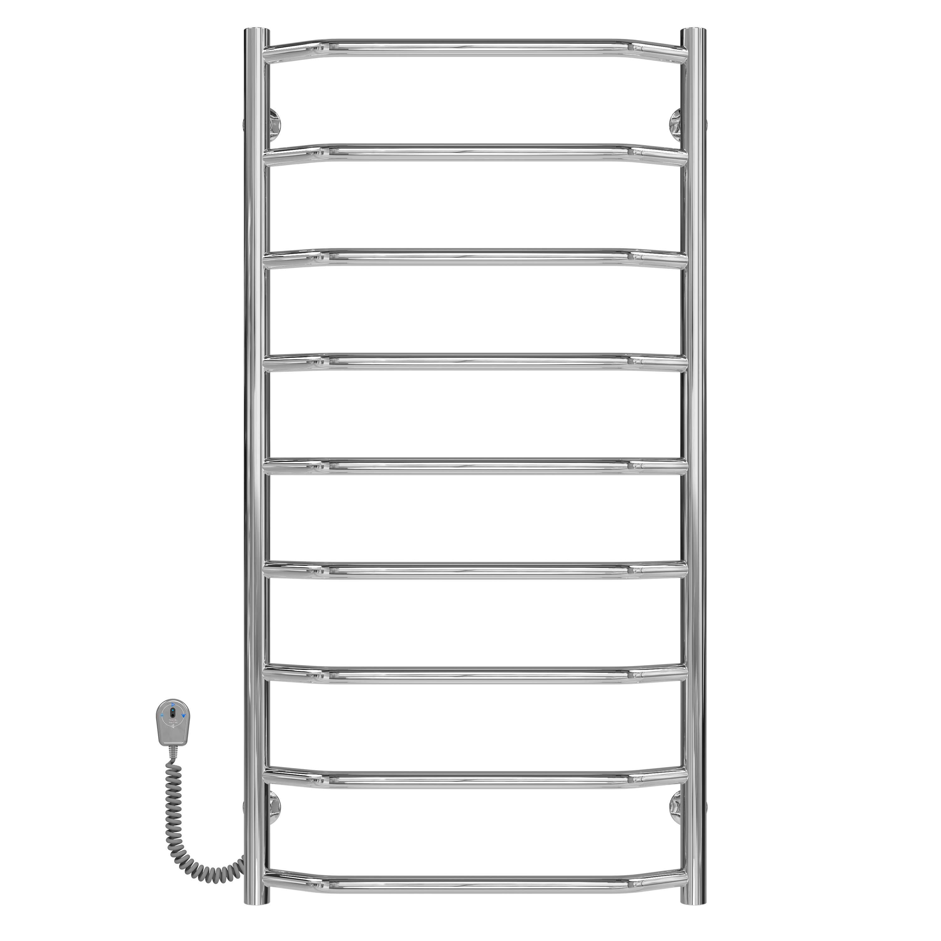 Полотенцесушитель электрический Deffi Трапеция П9 EF16 левое подключение нержавеющая сталь 500х1000 мм Хром (C.TR.100.50.9.E.C.L.5)