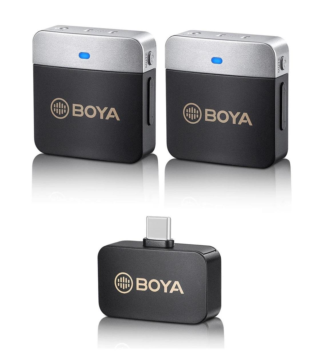 Микрофон петличный Boya BY-M1V4 для iPhone USB Type-C и Android профессиональный беспроводной (50019) - фото 8